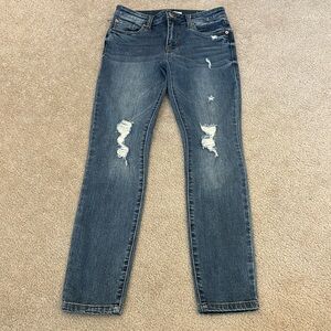 STS Blue Women’s Ankle Skinny Ripped Distressed Jeans - size 25